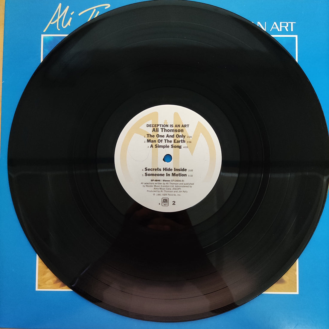 แผ่นเสียง Ali Thomson - Deception Is An Art Vinyl VG+