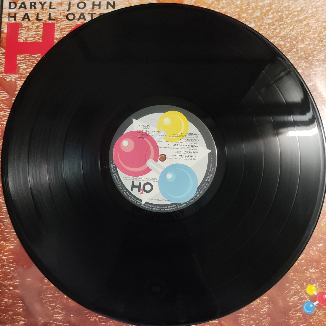 แผ่นเสียง Daryl Hall & John Oates - H₂O Vinyl VG+