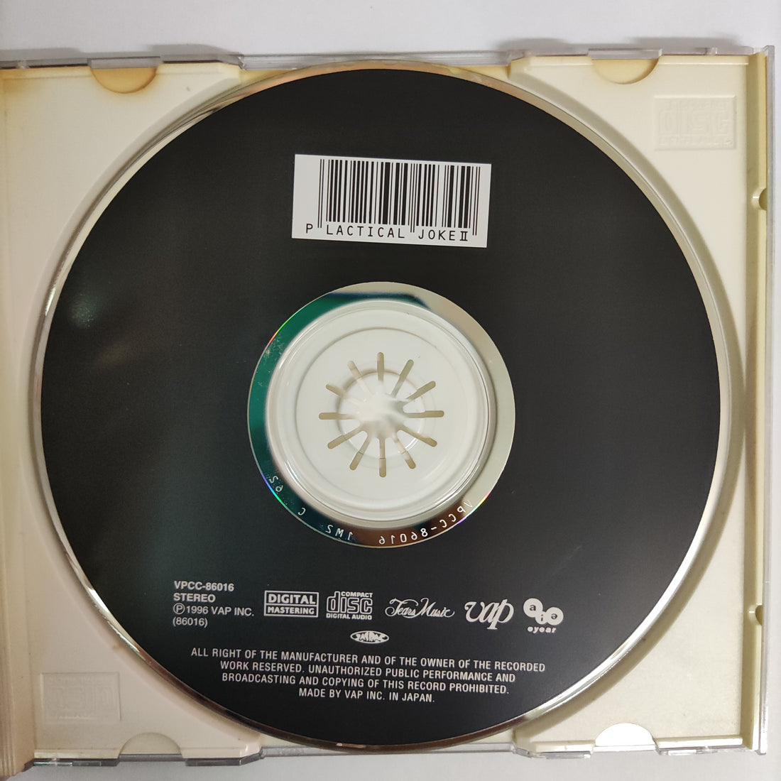 ซีดี Plactical J.O.K.E - Media Youth Sleep My Dear CD VG+