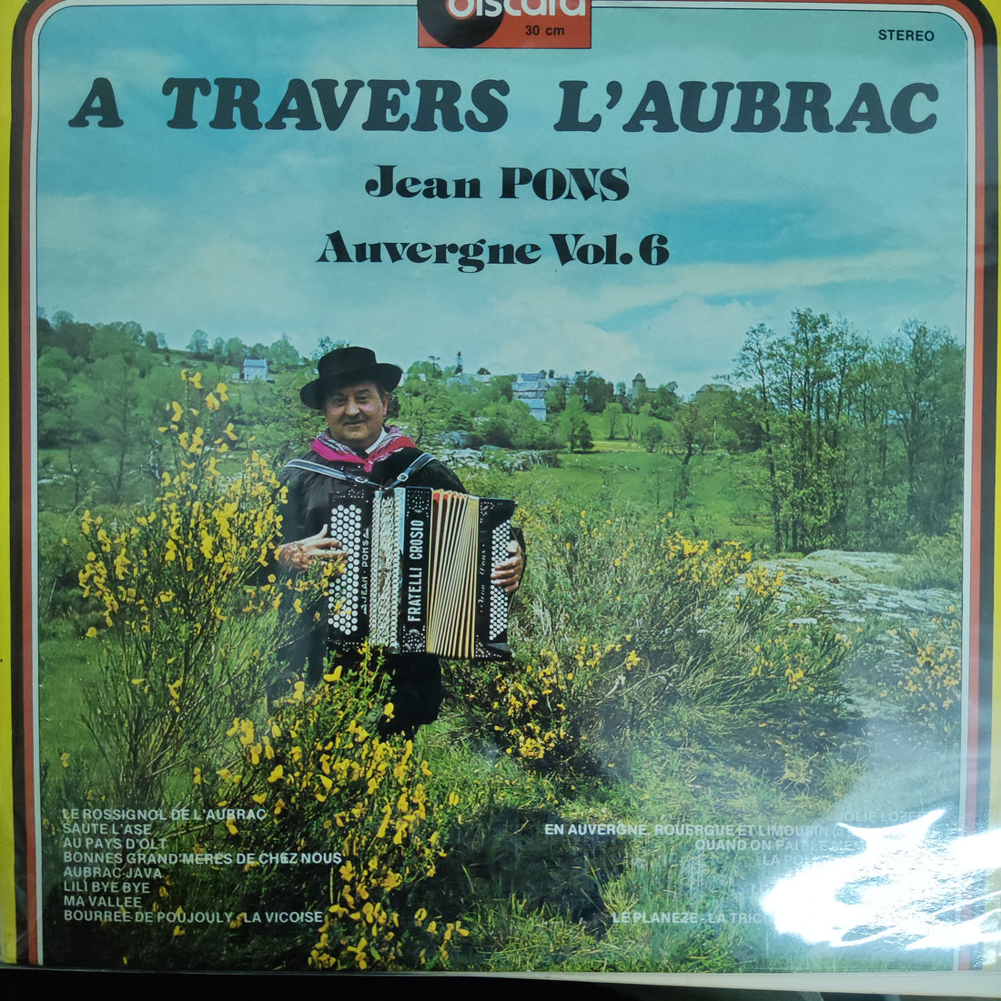 แผ่นเสียง Jean Pons - A Travers L'Aubrac Auvergne Vol.6 Vinyl VG+