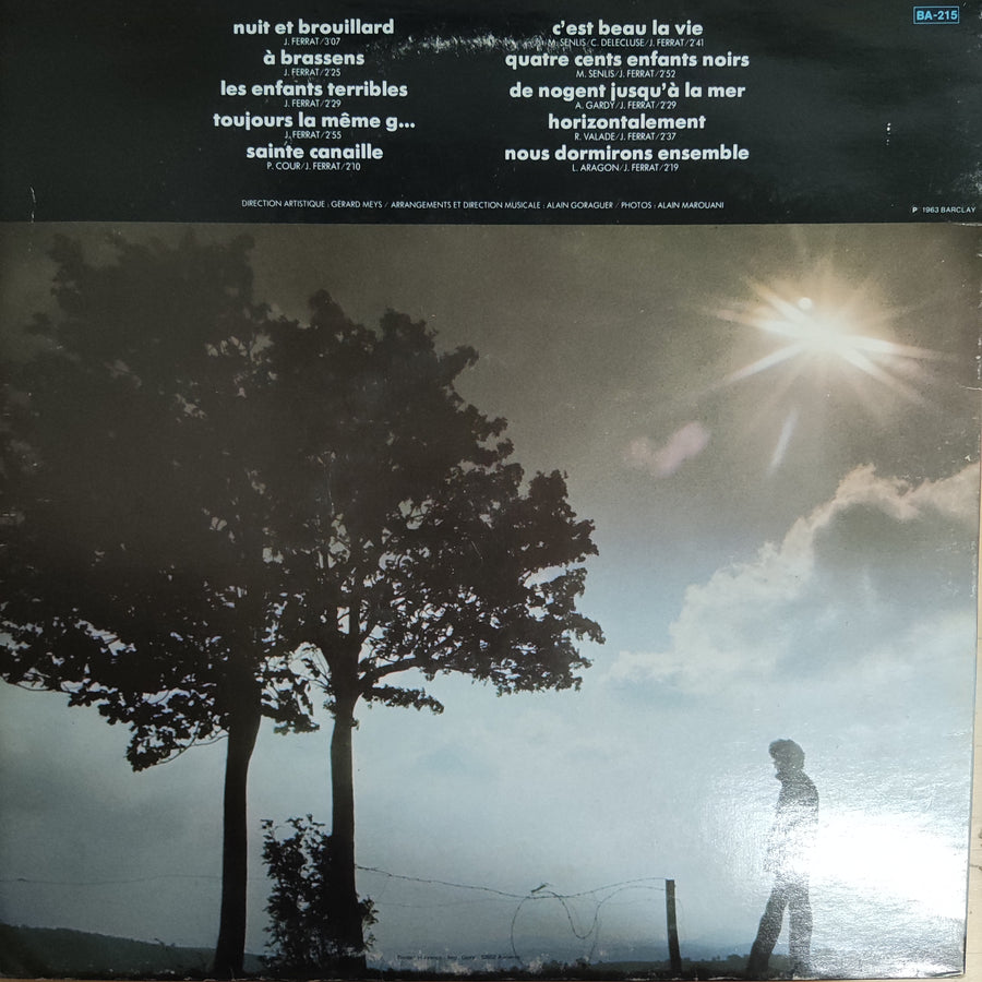 แผ่นเสียง Jean Ferrat - 2 Nuit Et Brouillard 1963 Vinyl VG+