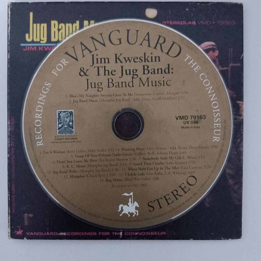ซีดี Jim Kweskin & The Jug Band - Jug Band Music CD VG+