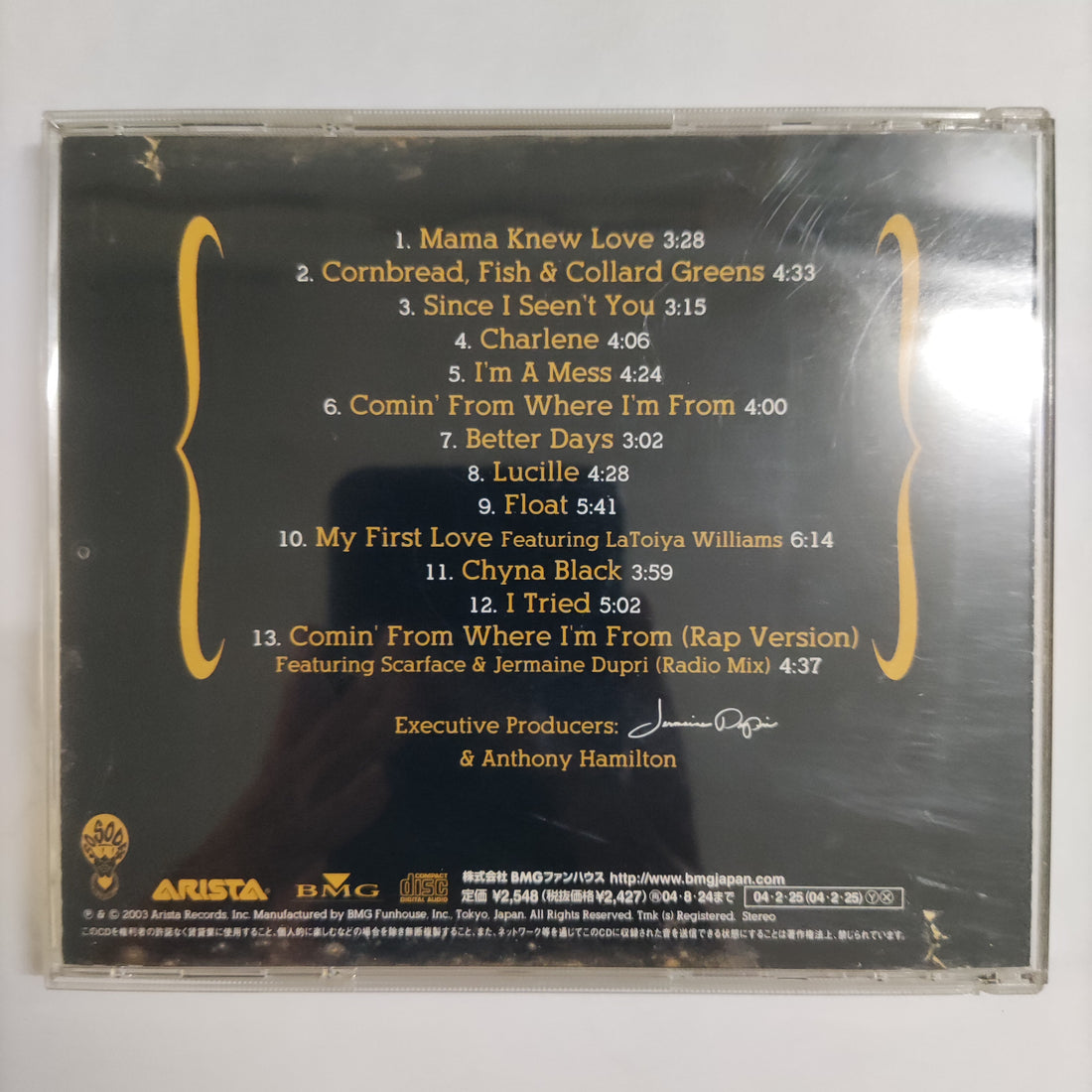 ซีดี Anthony Hamilton - Comin' From Where I'm From CD NM or M-
