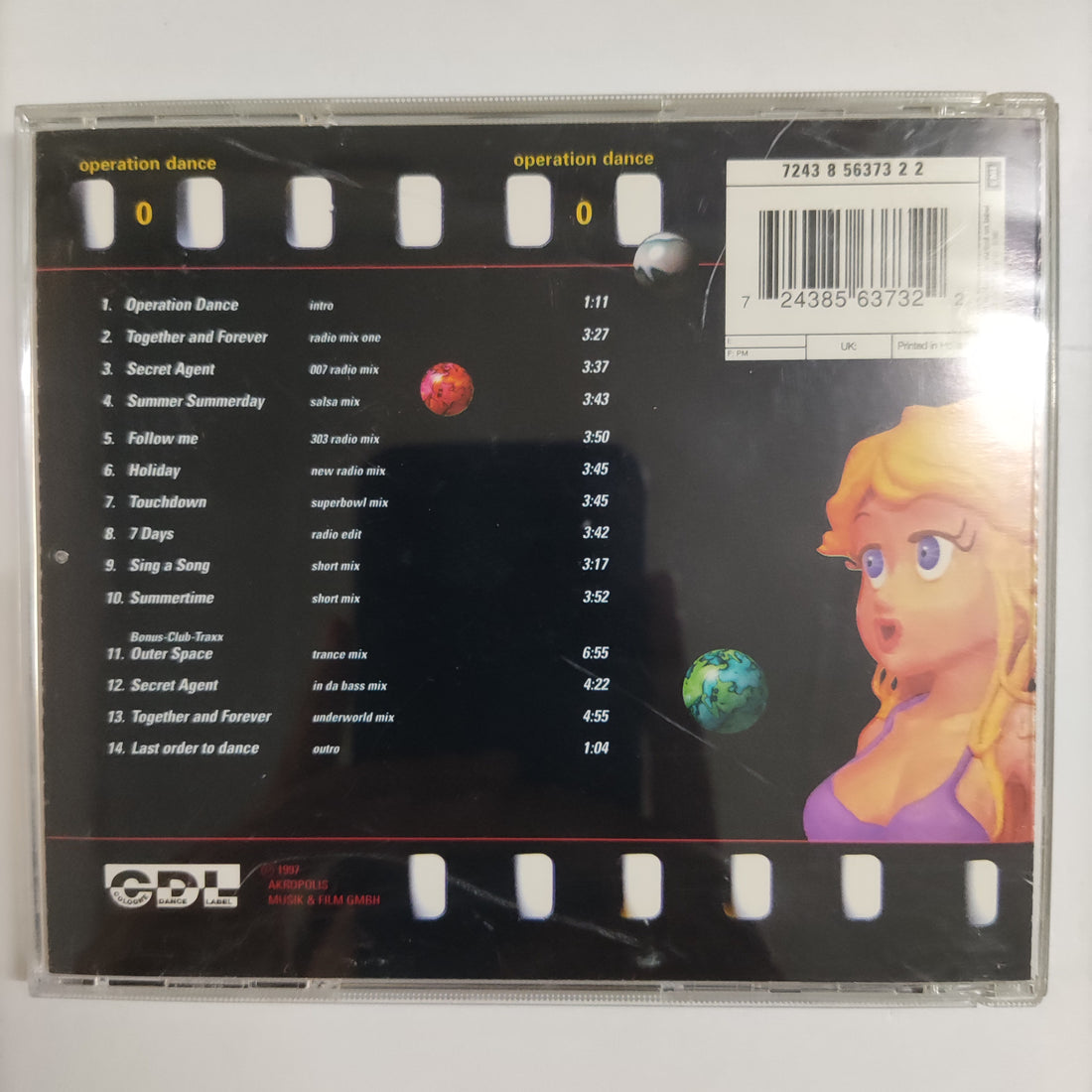 ซีดี Captain Jack - Operation Dance CD VG+