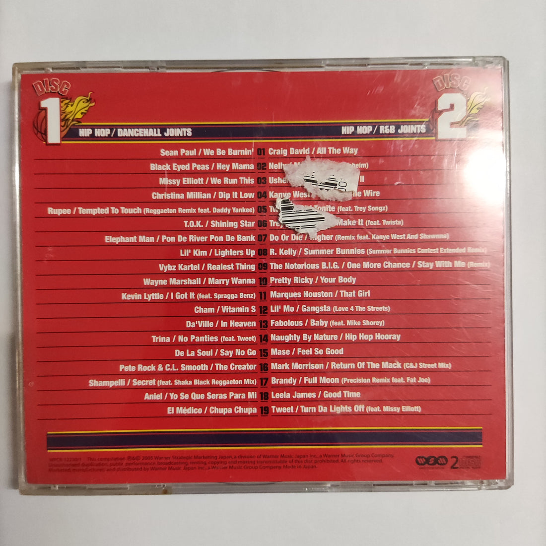 ซีดี Various - The Finest Hip Hop, R&B And Dancehall 2 CD VG+ 2CDs