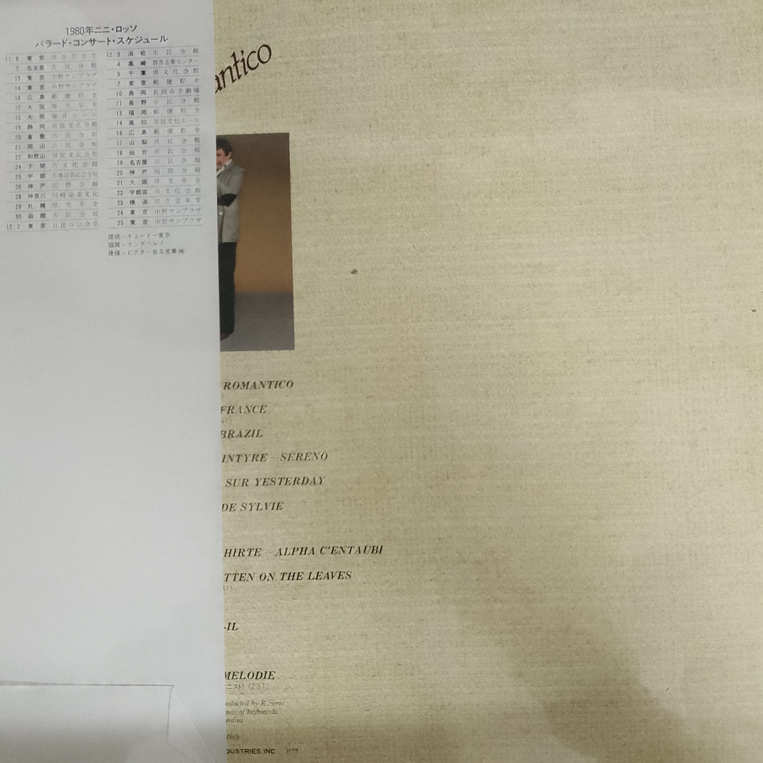 แผ่นเสียง Nini Rosso - Capriccio Romantico Vinyl VG+