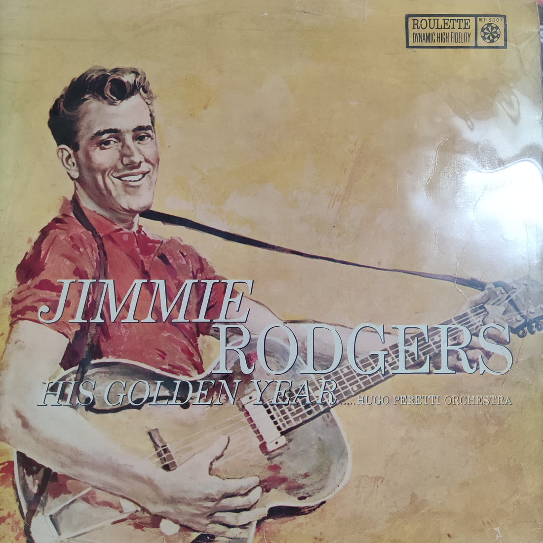 แผ่นเสียง Jimmie Rodgers , The Hugo Peretti Orchestra - His Golden Year Vinyl VG