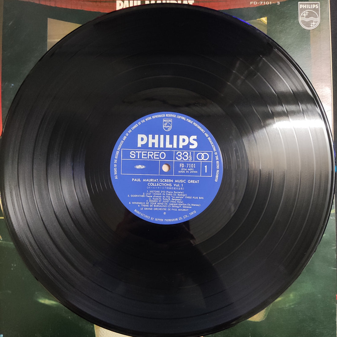 แผ่นเสียง Paul Mauriat - Screen Music Great Collections Vinyl VG+ 2LPs