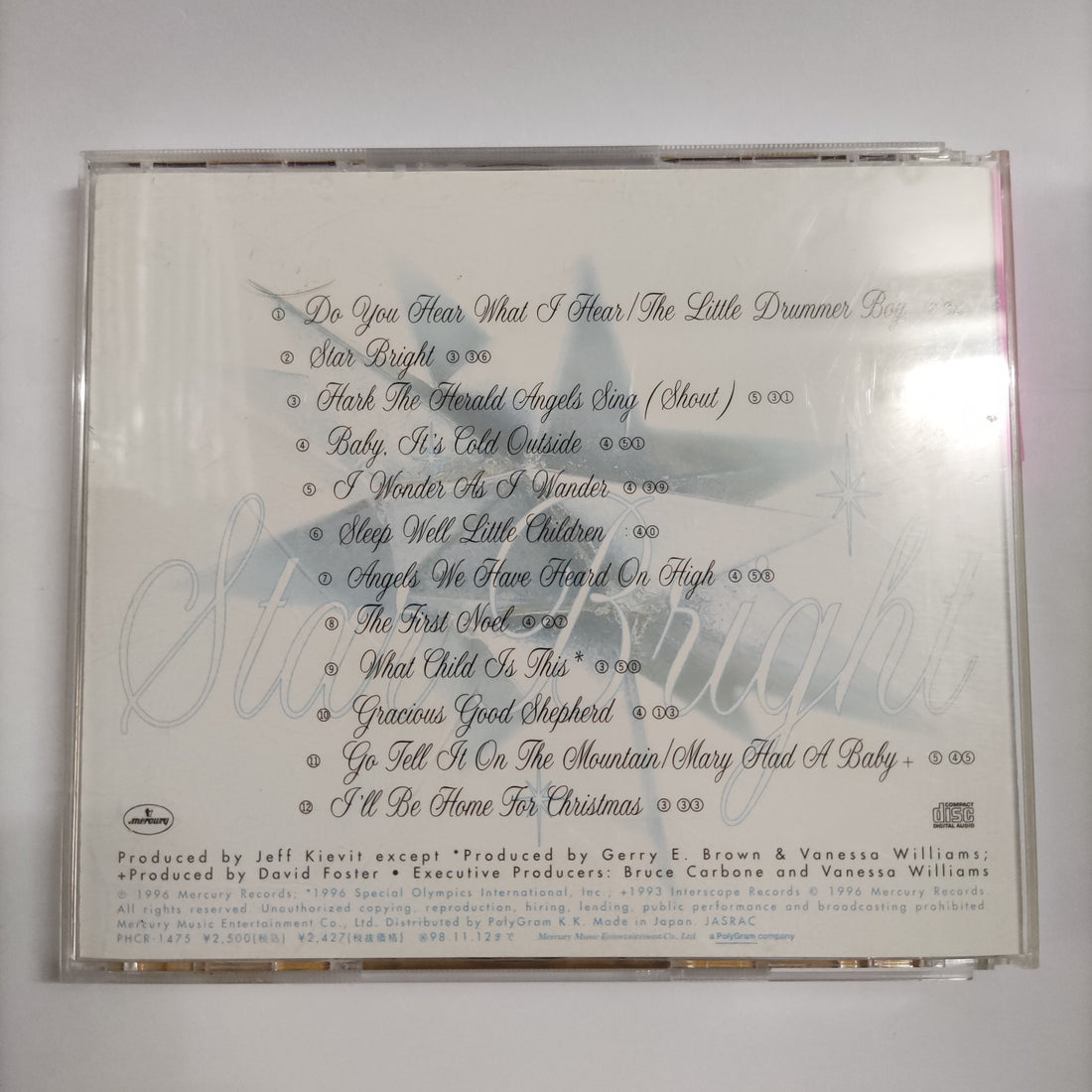 ซีดี Vanessa Williams - Star Bright CD VG+