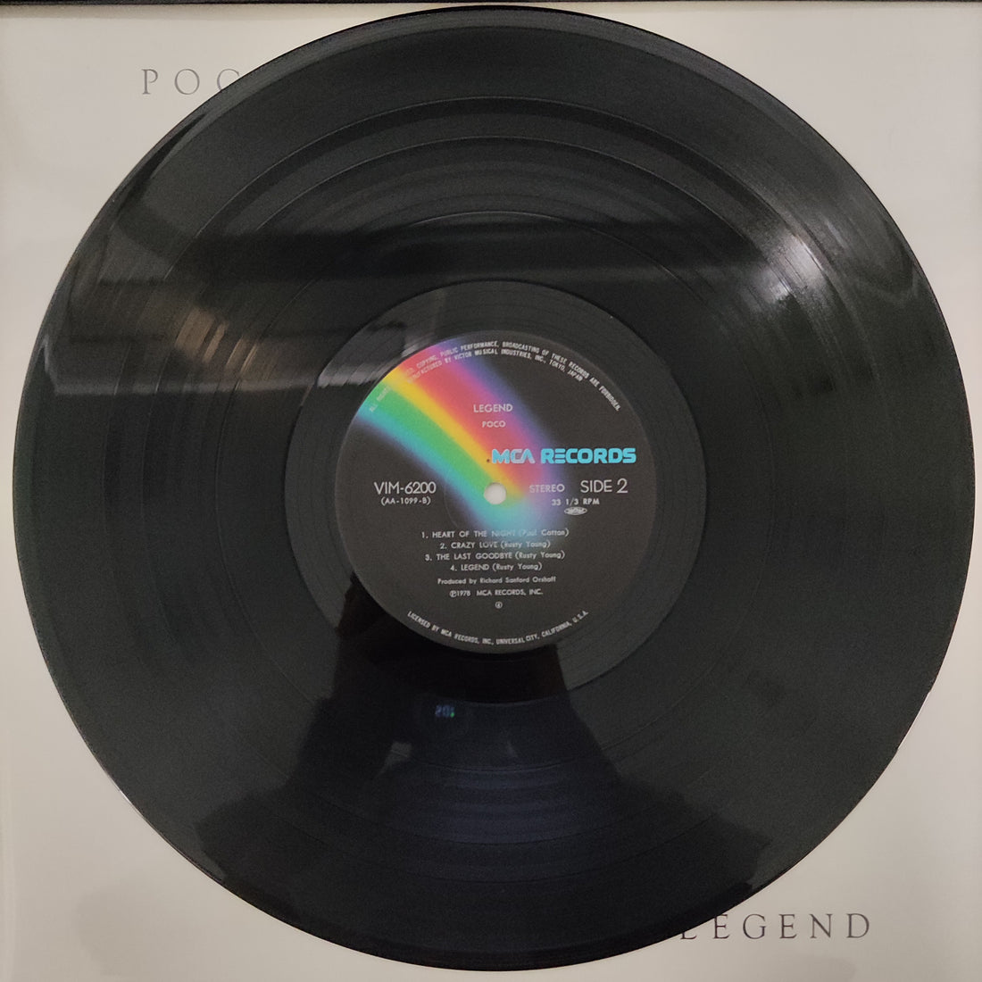 แผ่นเสียง Poco - Legend Vinyl VG+
