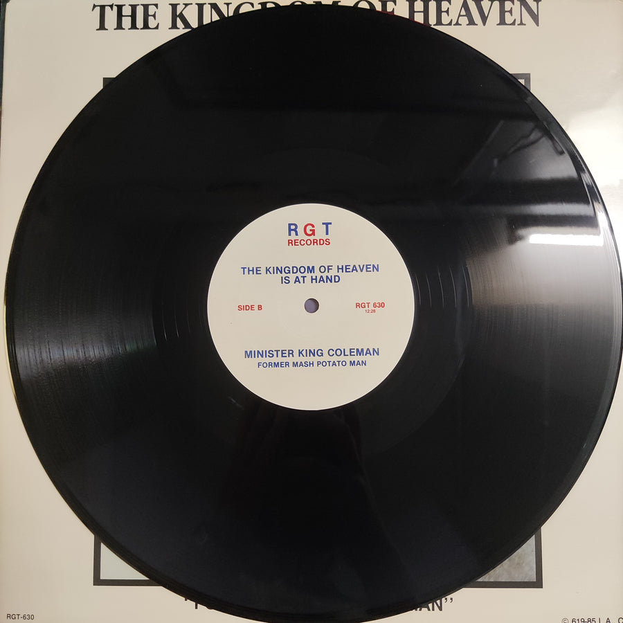 แผ่นเสียง King Coleman - The Kingdom Of Heaven Is At Hand Former Mash Potato Man Vinyl VG+