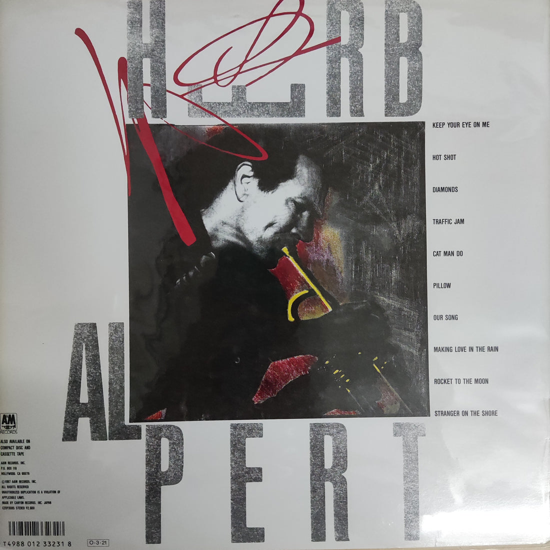 แผ่นเสียง Herb Alpert - Keep Your Eye On Me Vinyl VG+