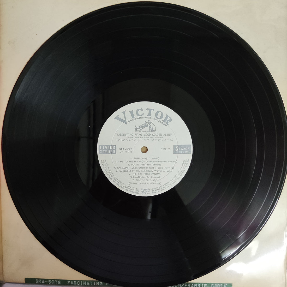 แผ่นเสียง Frankie Carle - Fascinating Piano Mood Golden Album Vinyl VG+