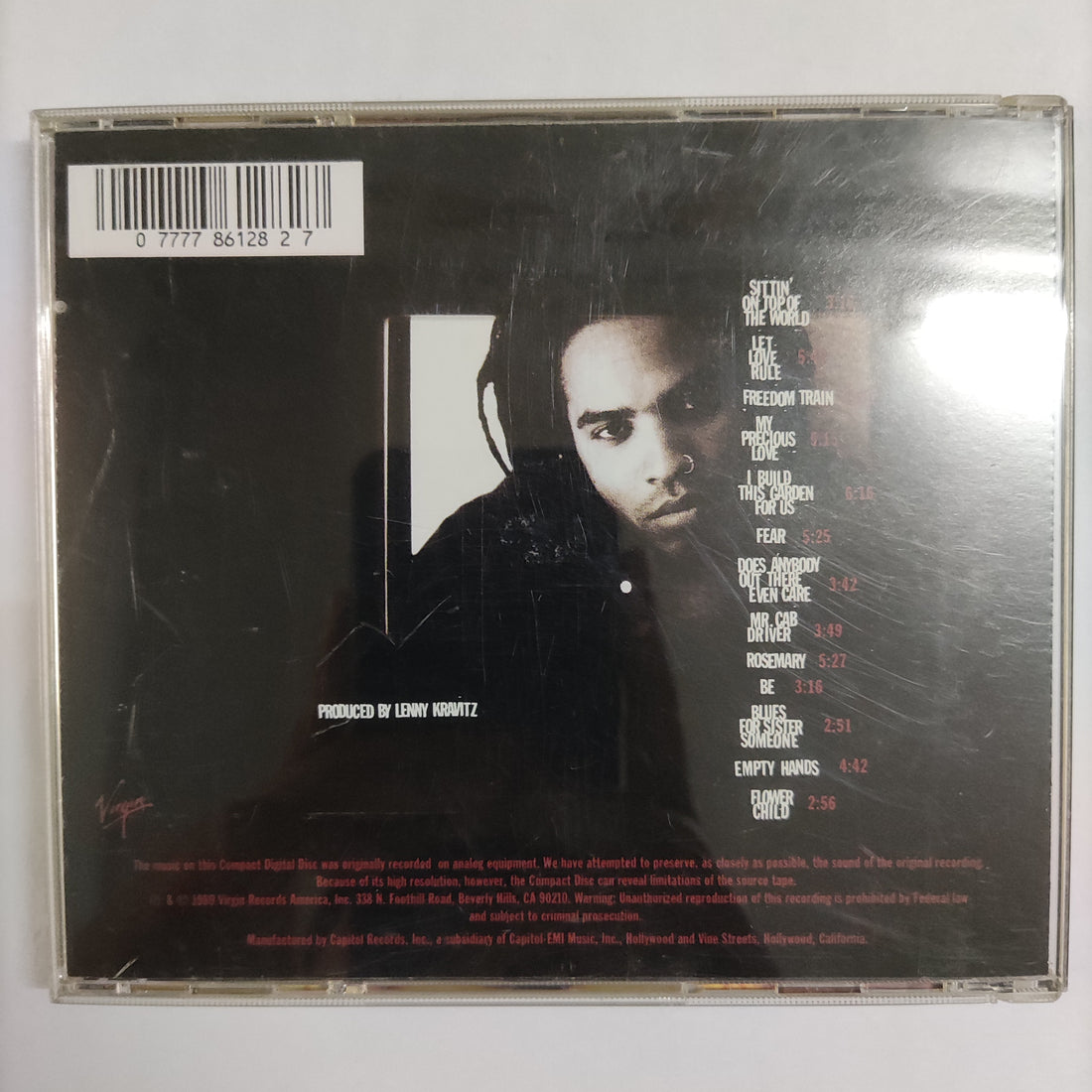 ซีดี Lenny Kravitz - Let Love Rule CD VG+