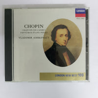 ซีดี Frédéric Chopin, Vladimir Ashkenazy - Chanson De L' Adieu / Favourite Piano Pieces CD VG+