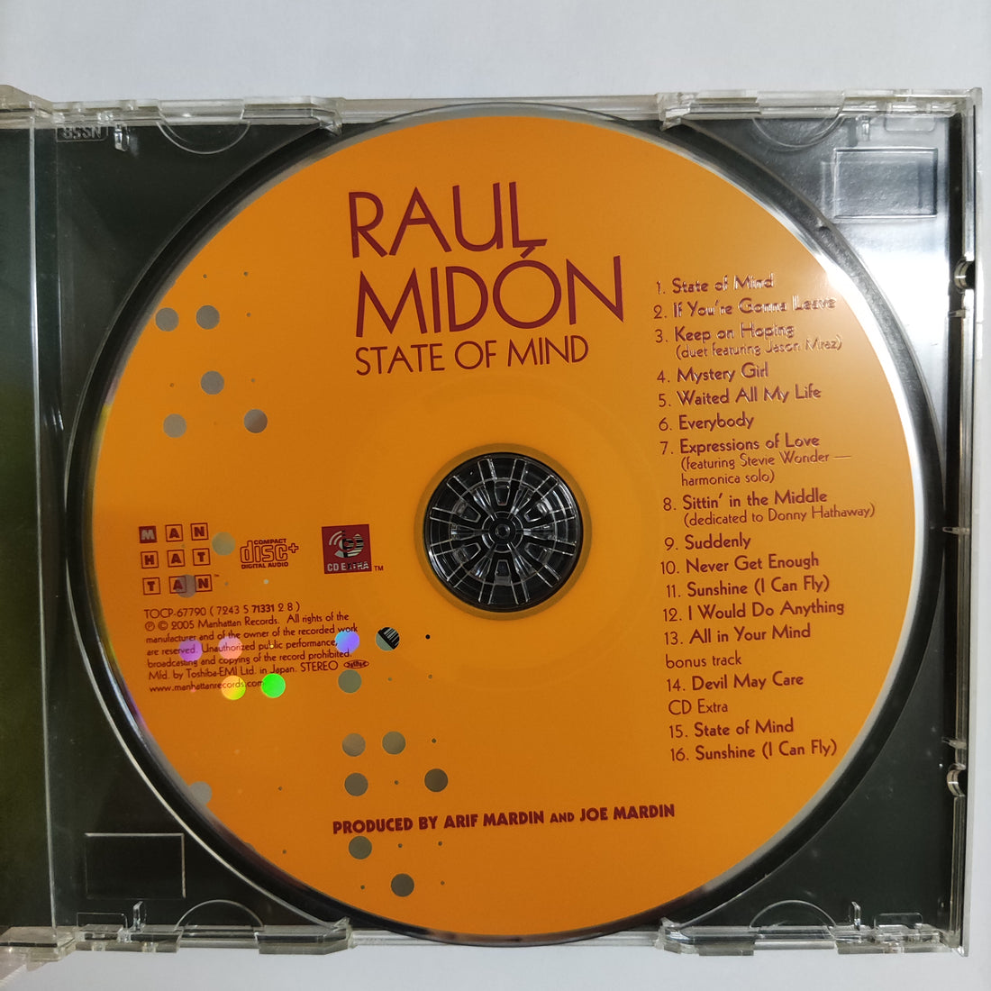 ซีดี Raul Midón - State Of Mind CD VG+