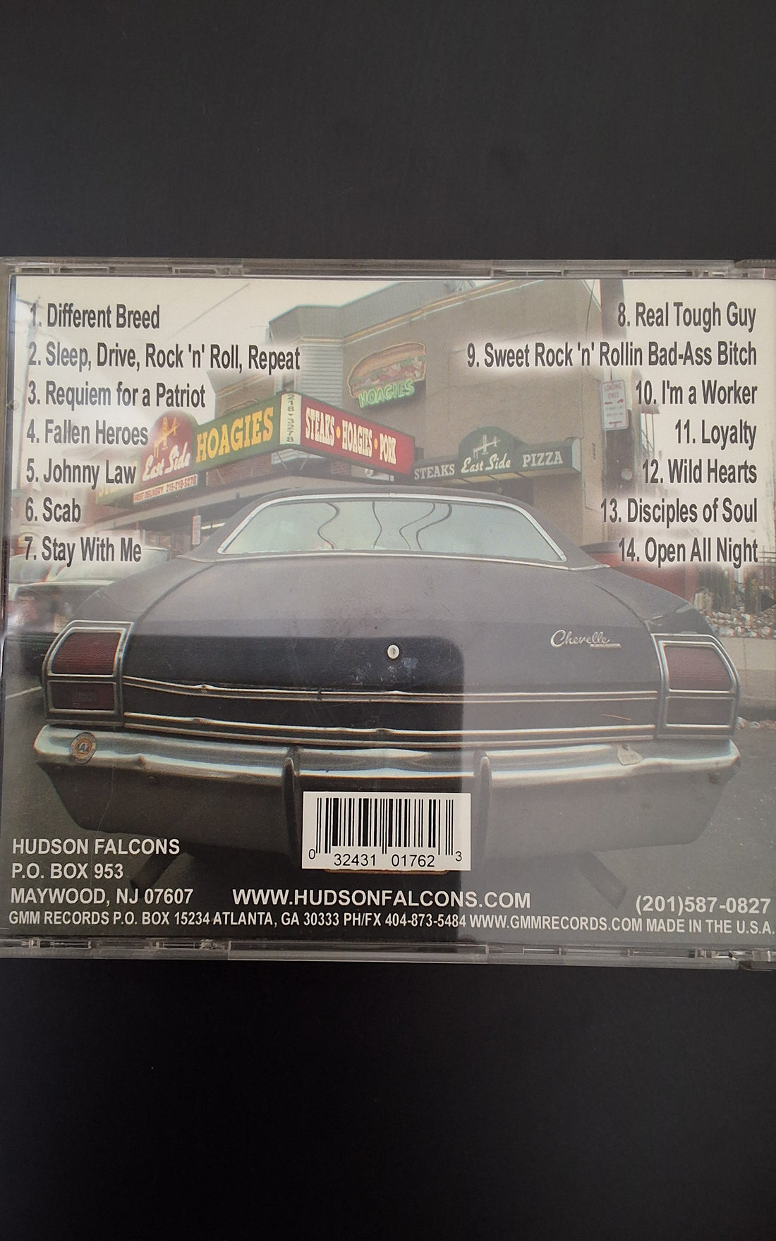 ซีดี Hudson Falcons - For Those Whose Hearts And Souls Are True CD VG+