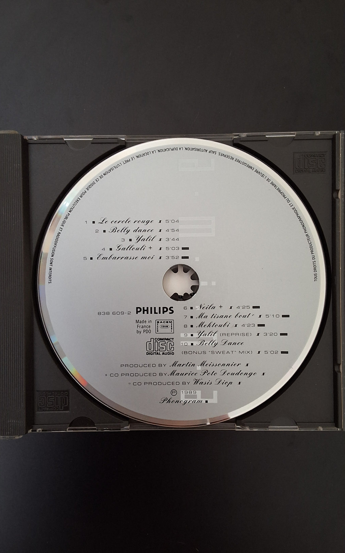 ซีดี Amina - Yalil CD VG+
