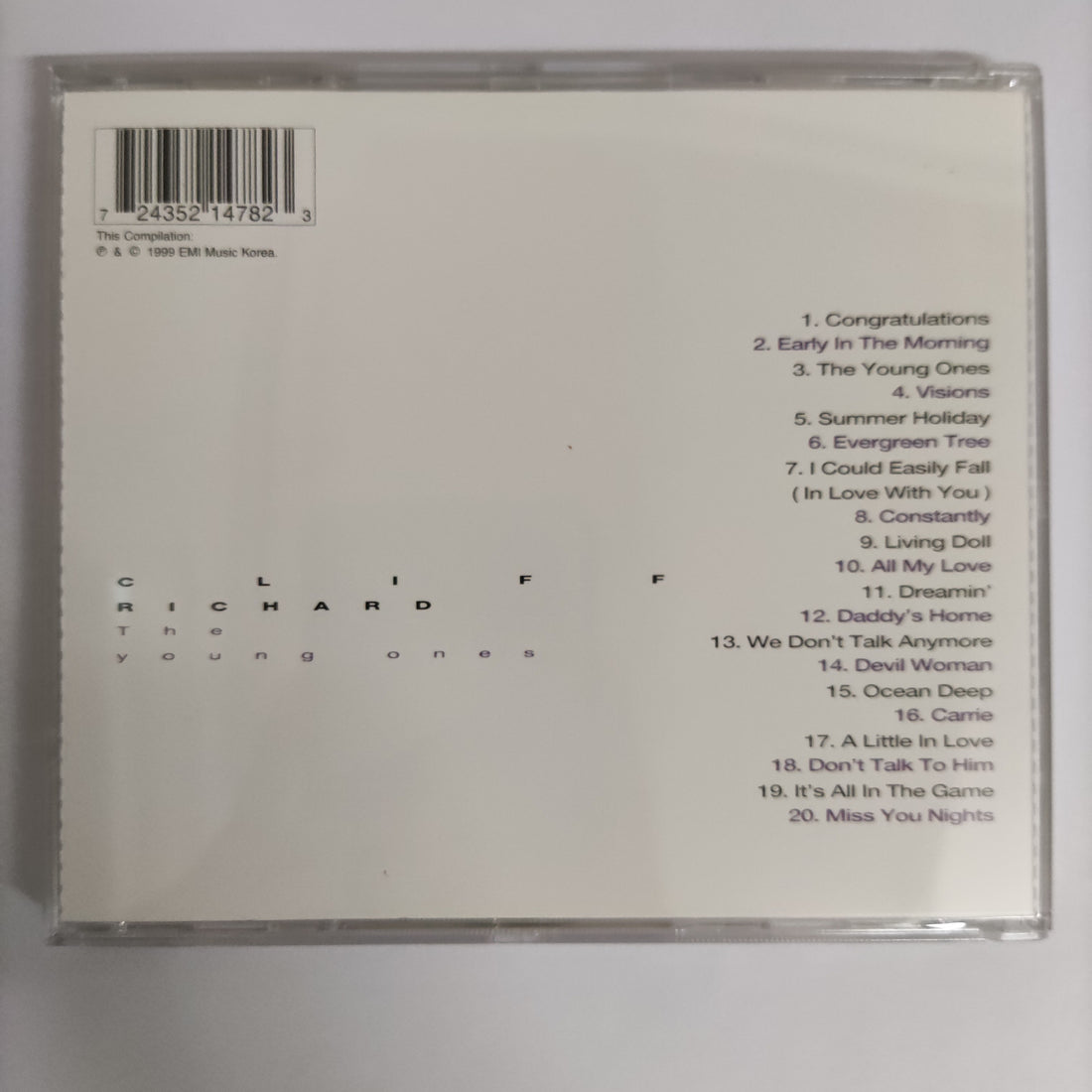 ซีดี Cliff Richard - The Young Ones CD NM