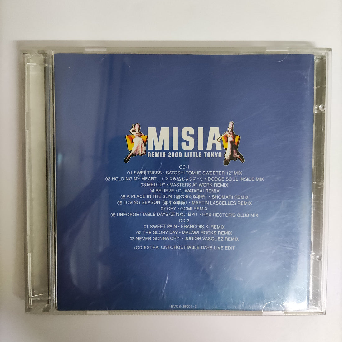 ซีดี Misia - Remix 2000 Little Tokyo CD VG+ 2CDs