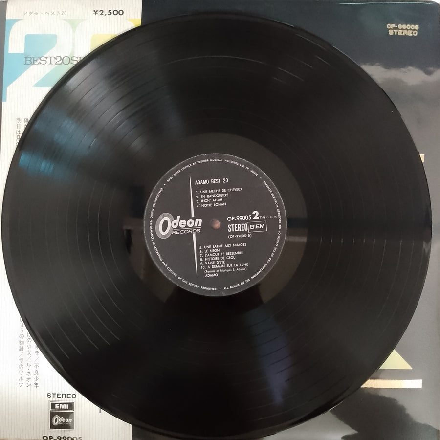 แผ่นเสียง Adamo - Best 20 Vinyl VG+