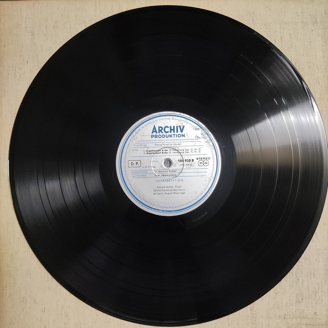 แผ่นเสียง Johann Sebastian Bach - George Frederick Handel Concerti Per L'Organo Ed Altri Stromenti Vinyl VG+ 5LPs