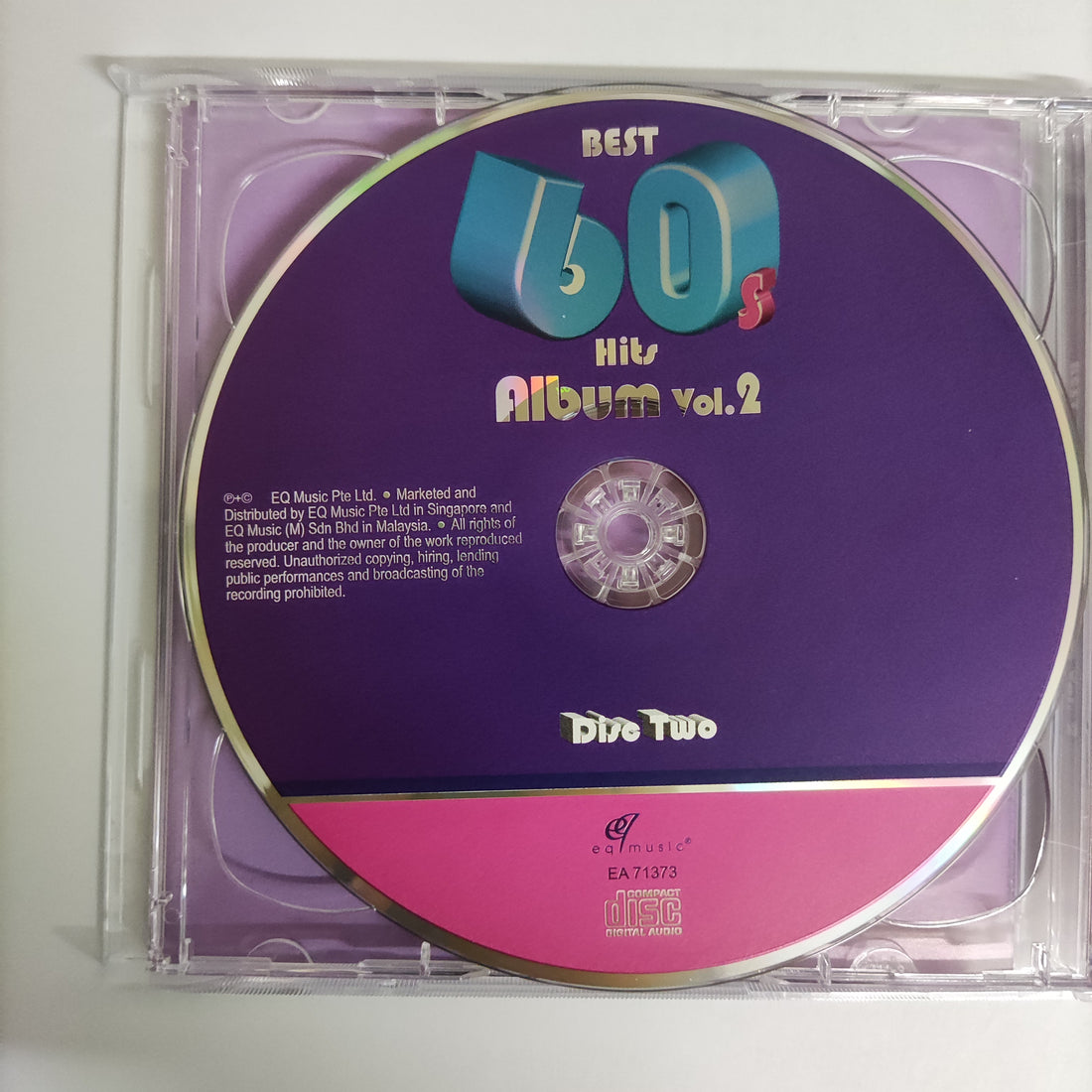 ซีดี Various - Best 60's Hit Album Vol.2 CD NM 2CDs