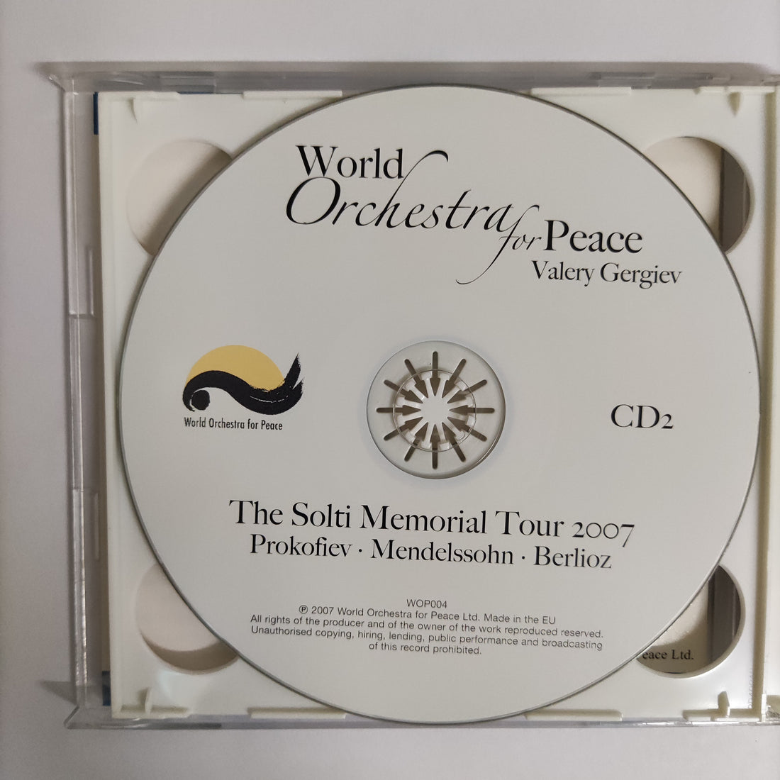 ซีดี World Orchestra For Peace - The Solti Memorial Tour 2007 CD VG+ 2CDs