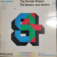 แผ่นเสียง Les Swingle Singers With The Modern Jazz Quartet - Encounter: The Swingle Singers Perform With The Modern Jazz Quartet Vinyl VG+
