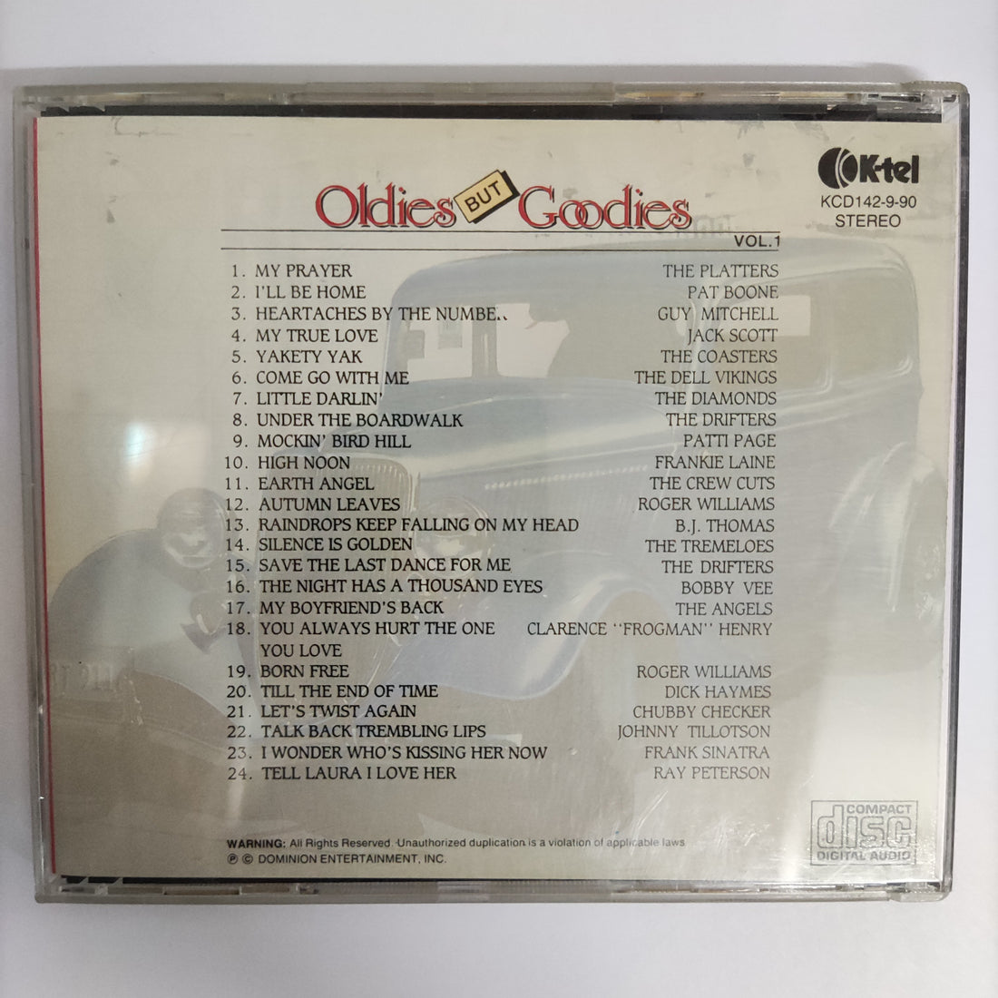 ซีดี Various - Oldies But Goodies Vol.1 CD VG