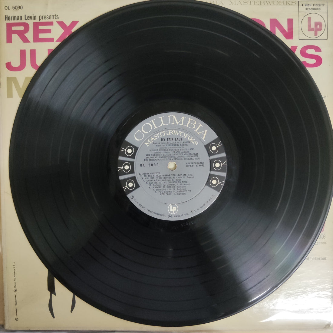แผ่นเสียง Rex Harrison, Julie Andrews - My Fair Lady Adapted From Bernard Shaw’s”Pygmalion” Vinyl VG+
