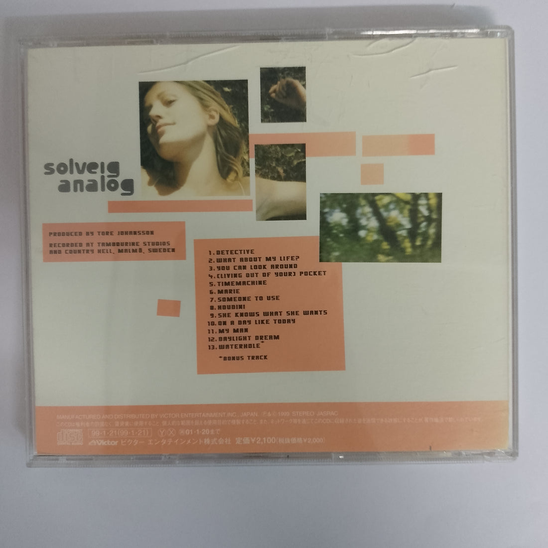 ซีดี Solveig Sandnes - Analog CD VG+