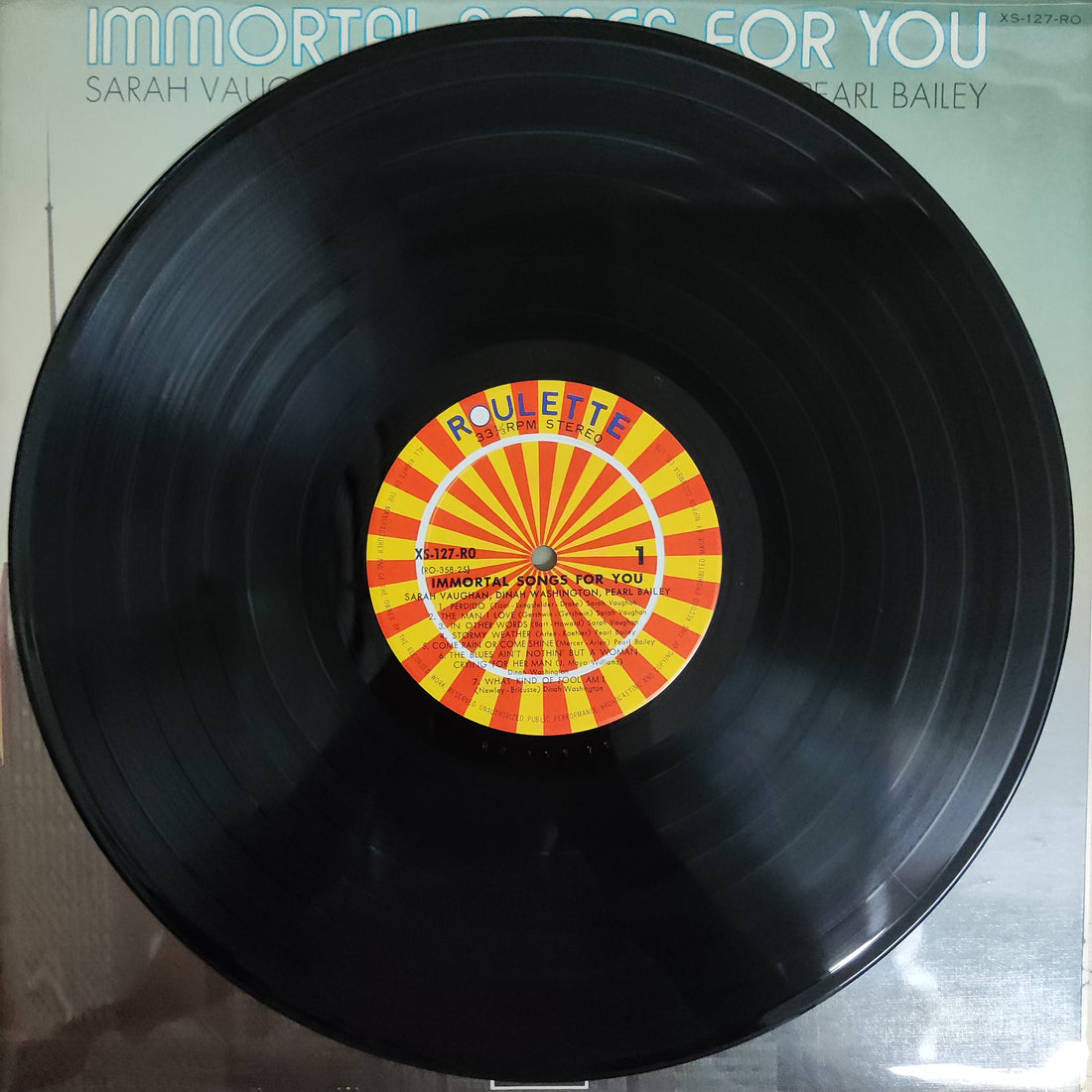แผ่นเสียง Various - Immortal Songs For You Sarah Vaughan / Dinah Washington / Pearl Bailey Vinyl VG+