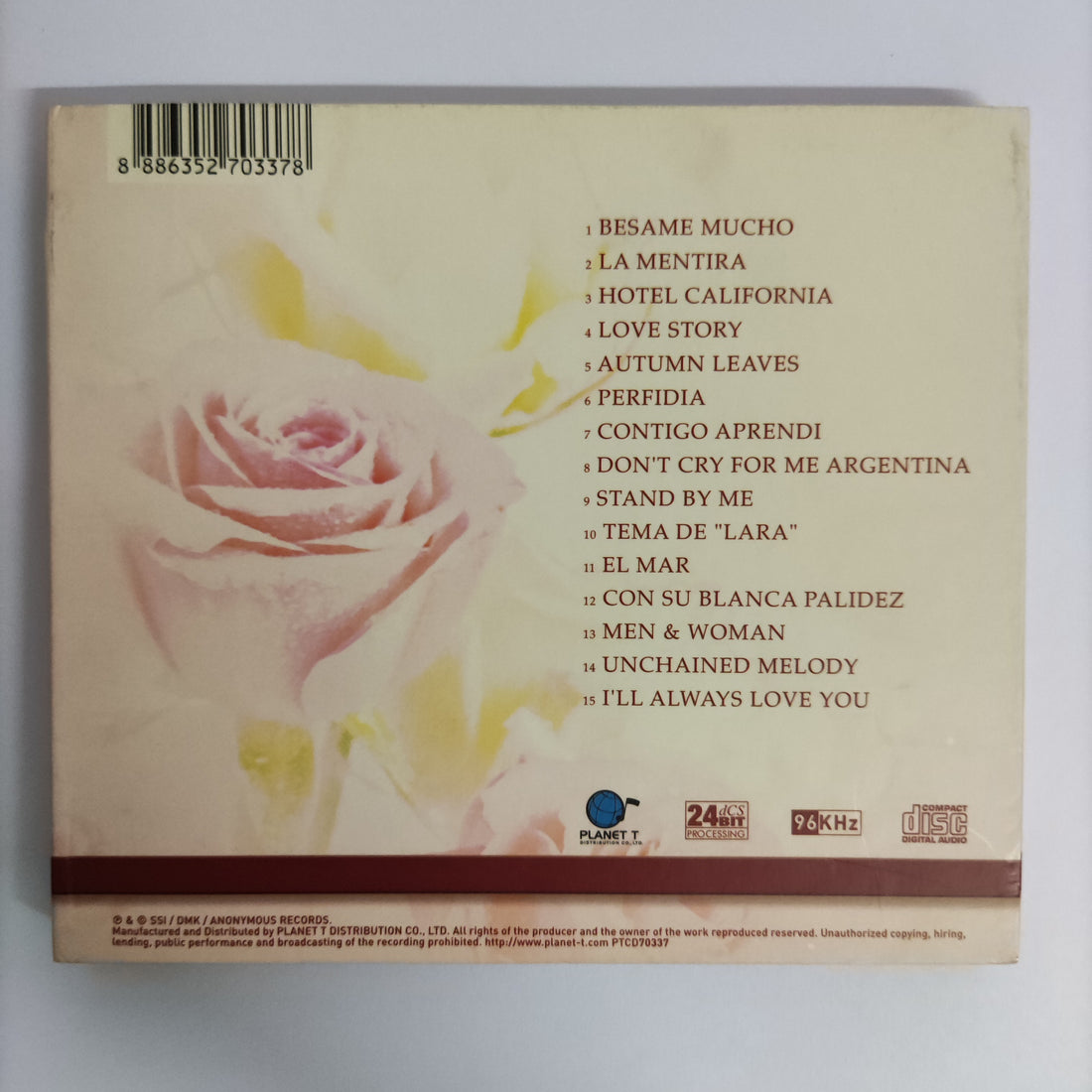 ซีดี Various - Love On Sax Music For Loving Couples & Relaxation CD NM