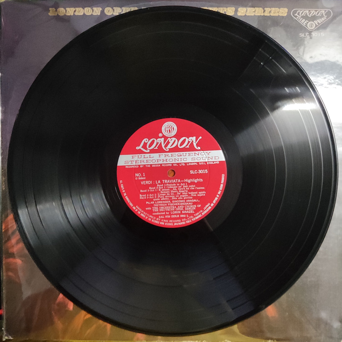 แผ่นเสียง Verdi - La Traviata - Highlights Vinyl VG+
