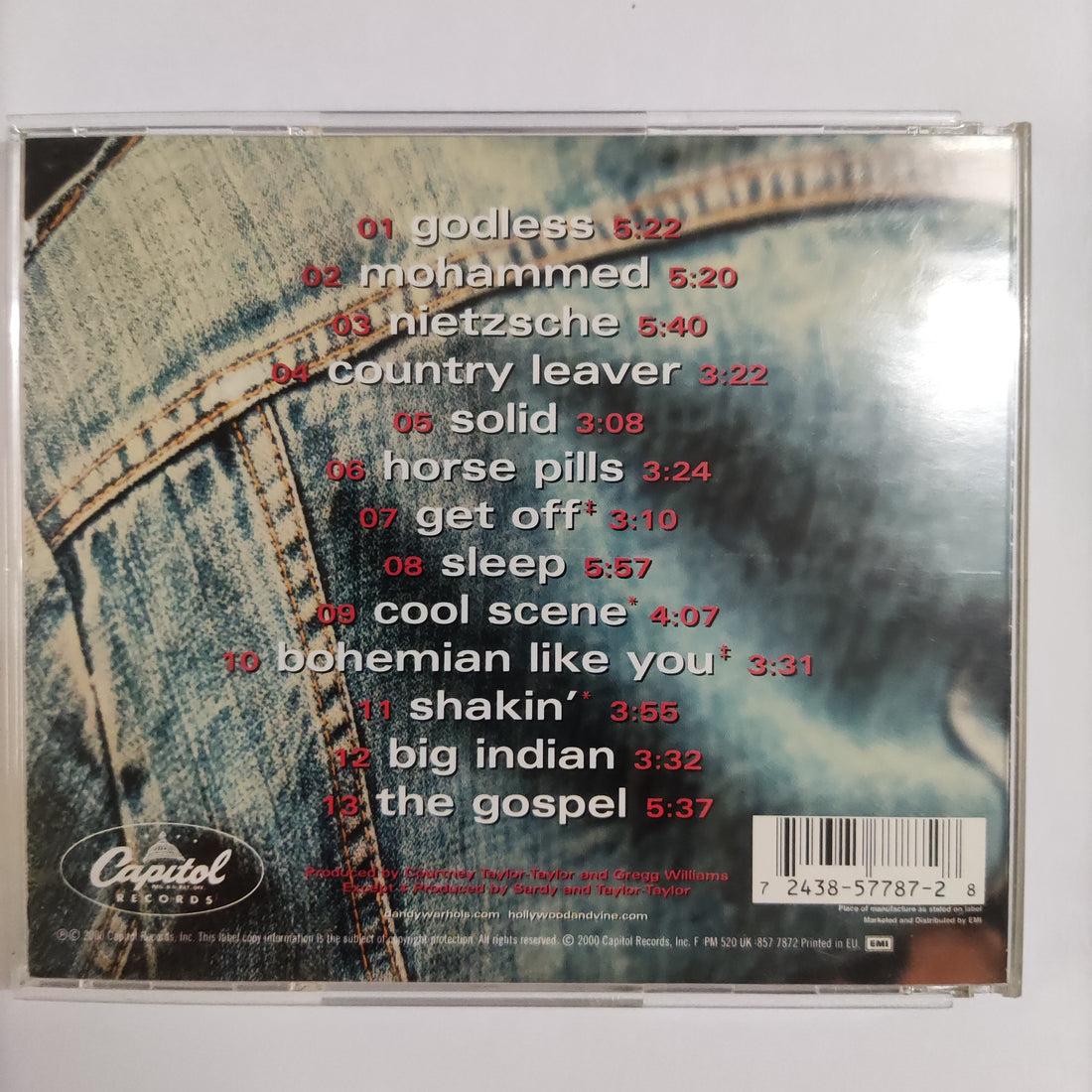 ซีดี The Dandy Warhols - Thirteen Tales From Urban Bohemia CD VG+