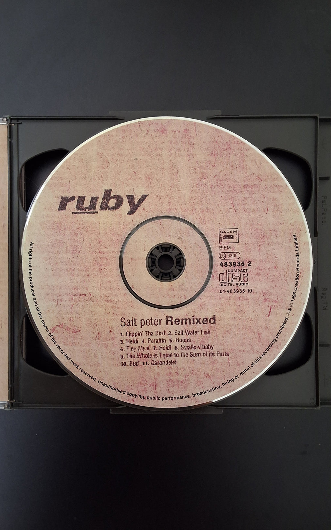 ซีดี Ruby - Salt Peter / Salt Peter Remixed CD VG+ 2CDs