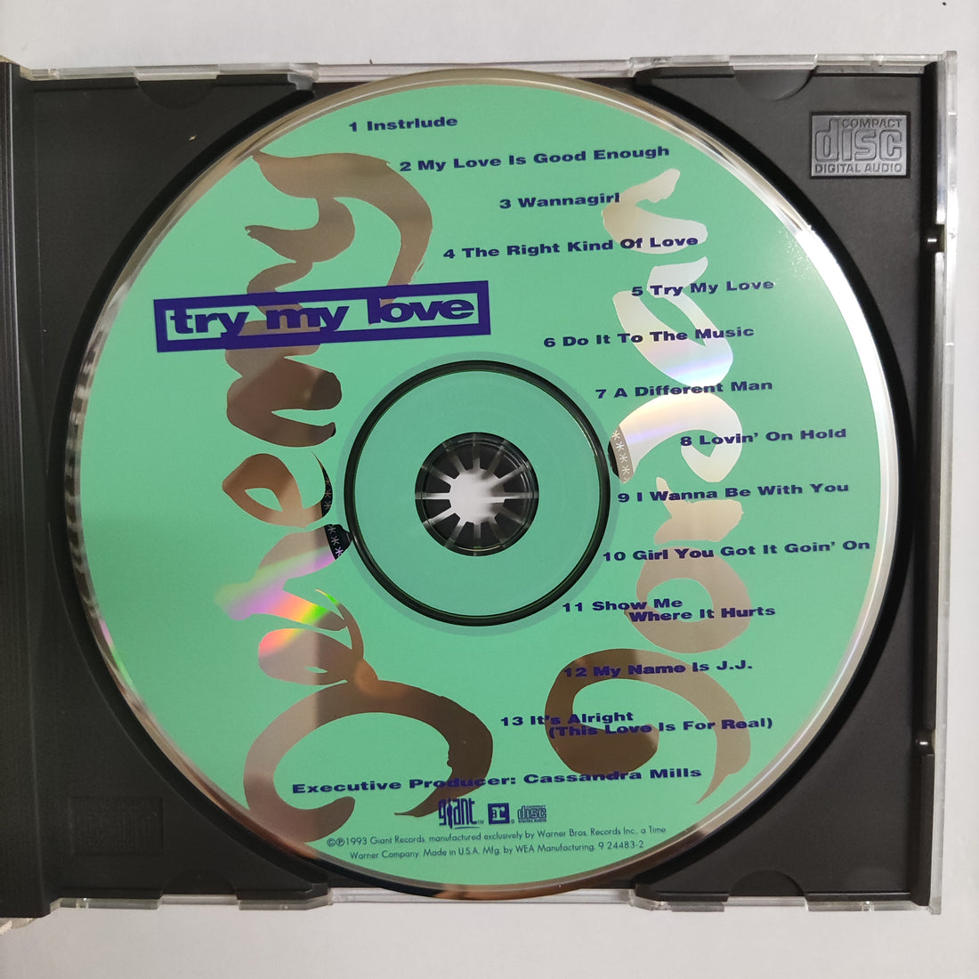 ซีดี Jeremy Jordan - Try My Love CD VG+