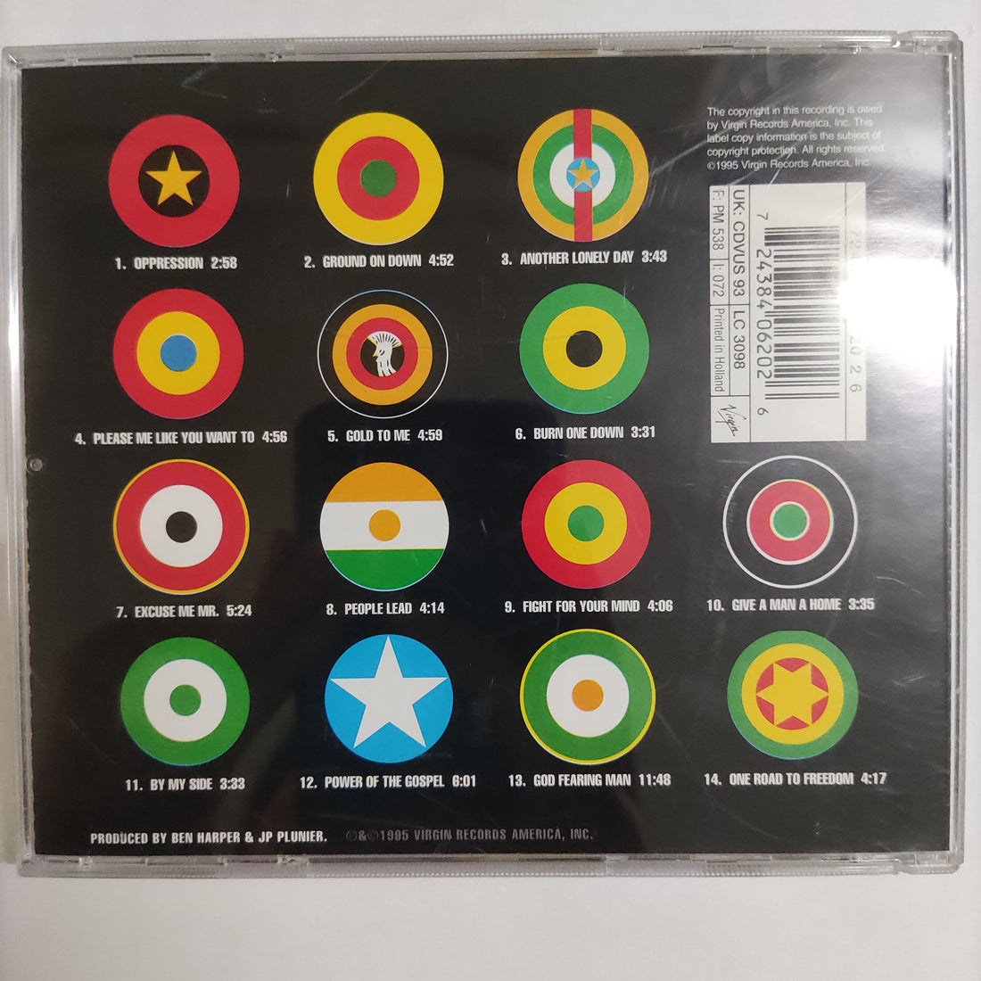 ซีดี Ben Harper - Fight For Your Mind CD VG+