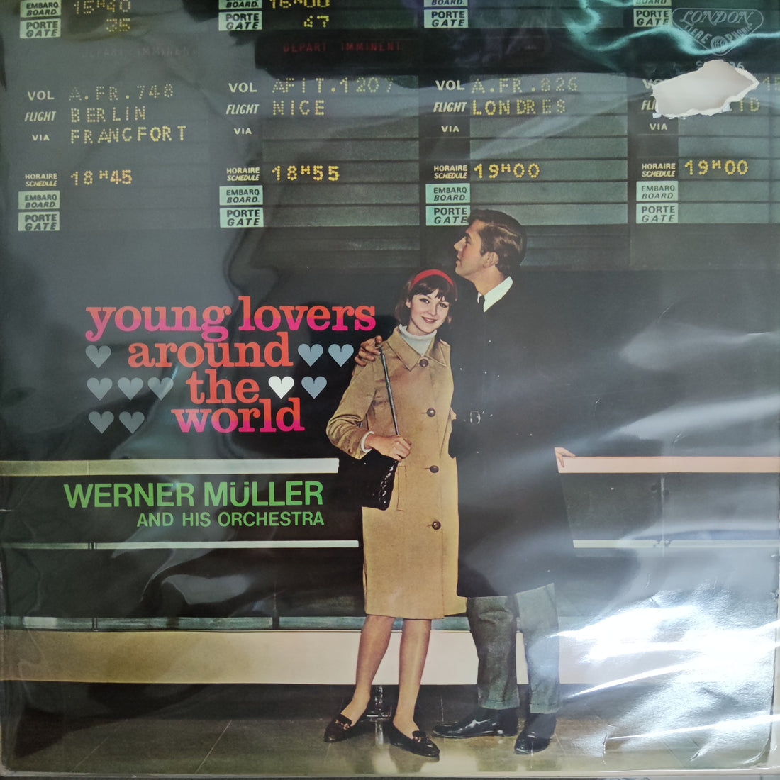 แผ่นเสียง Werner Müller And His Orchestra - Young Lovers Around The World Vinyl VG+