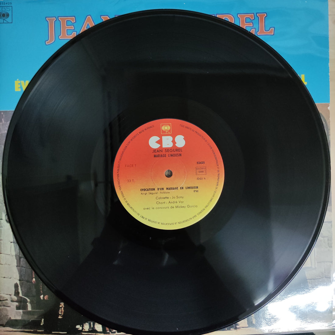 แผ่นเสียง Jean Segurel - Èvocation D'Un Mariage En Limousin / Èvocation D'Une Veillée Dans Le Massif Central Vinyl VG+