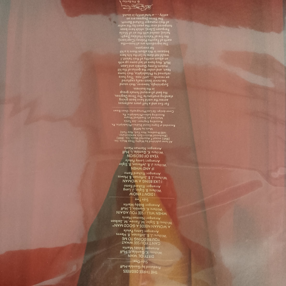 แผ่นเสียง The Three Degrees - The Three Degrees Vinyl VG+