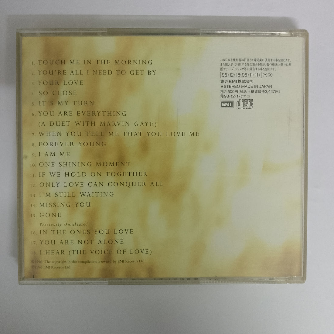 ซีดี Diana Ross - Voice Of Love CD VG