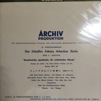 แผ่นเสียง Das Schaffen Johann Sebastian Bachs - "Geschwinde,Geshinde,Ihr Wirbelnden Winde" Vinyl VG+