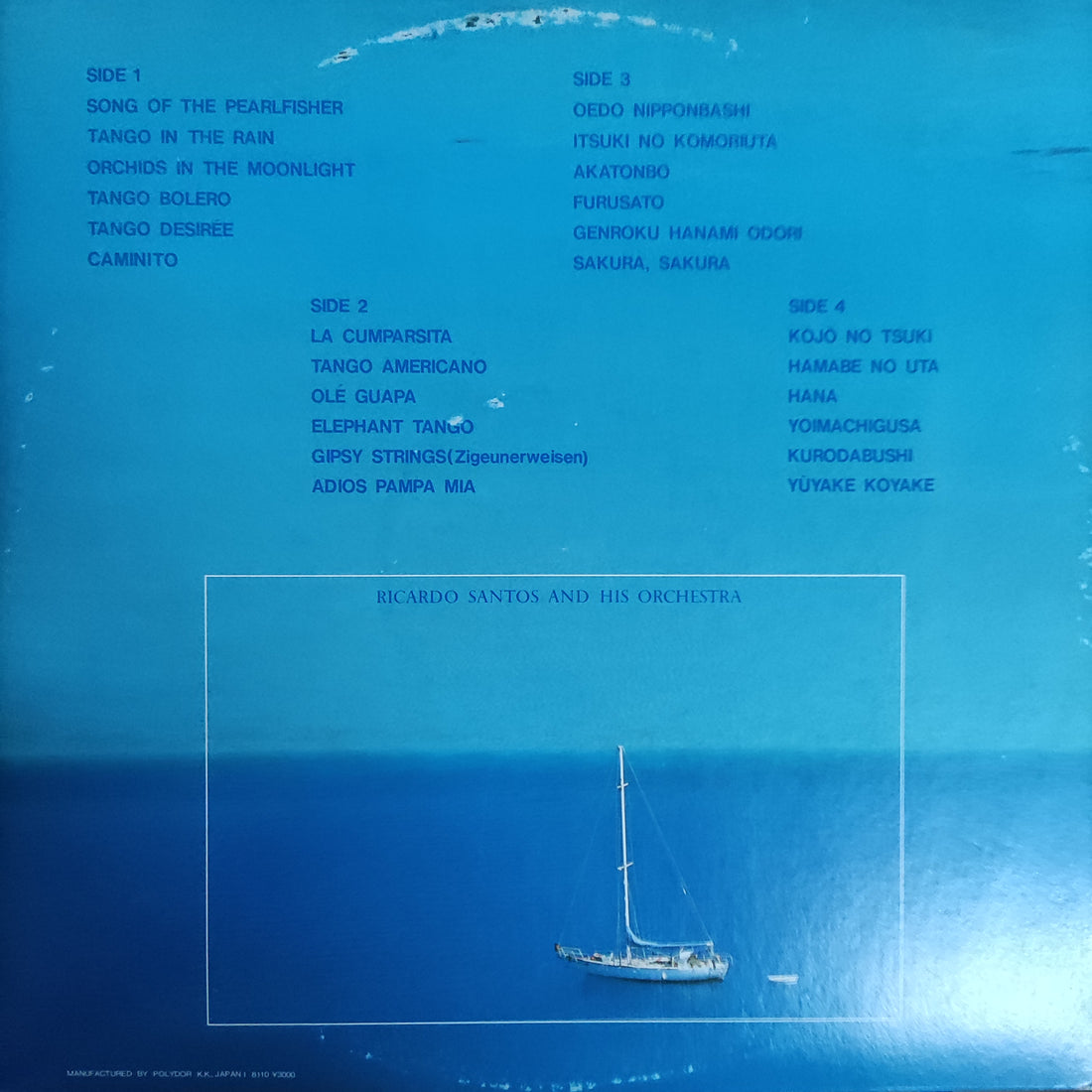 แผ่นเสียง Ricardo Santos - Best hits Ricardo Santos Vinyl VG+ 2LPs