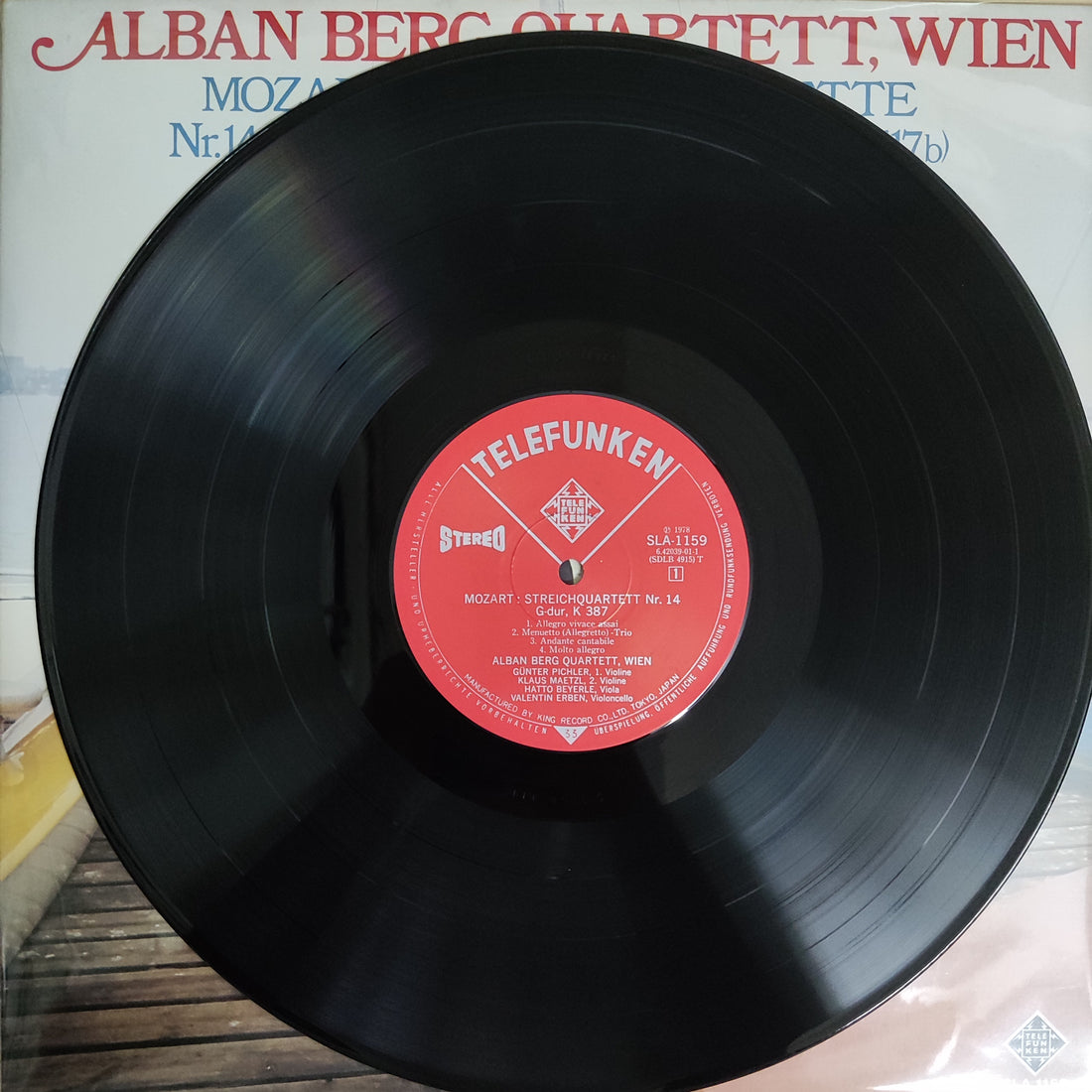 แผ่นเสียง Alban Berg Quartett - Mozart Streichquartette Nr.14 G-dur,K 387 / Nr.15 d-moll,K 421 417b Vinyl VG+