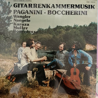 แผ่นเสียง Niccolò Paganini • Luigi Boccherini - Rudolf Wangler, Philipp Naegele, Marjan Karuza, Philippe Muller, Jean-Claude Bouveresse - Gitarrenkammermusik Vinyl VG+