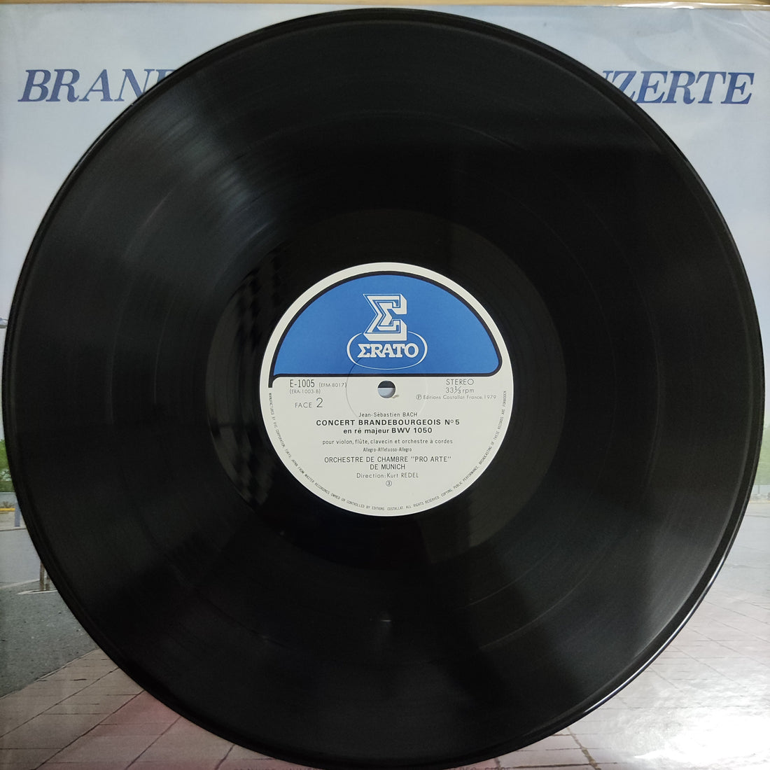 แผ่นเสียง J.S. Bach - Brandenburgische Konzerte Nr.2 BWV1047 / Nr.4BWV1049 / Nr.5BWV1050 Vinyl VG+