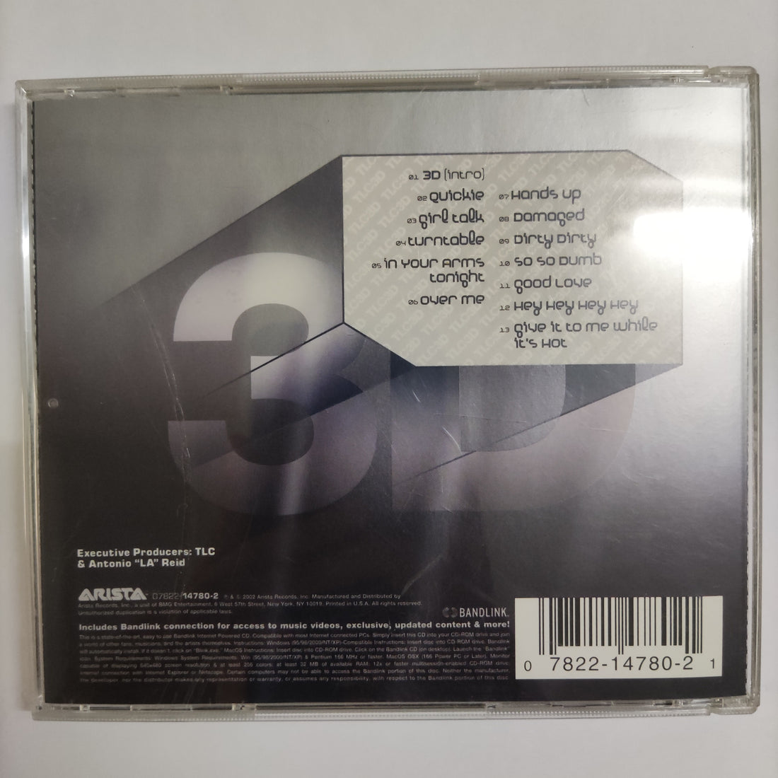 ซีดี TLC - 3D CD VG+