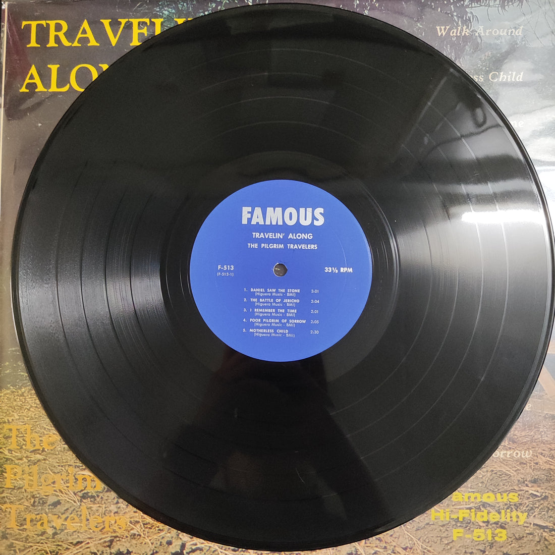 แผ่นเสียง The Pilgrim Travelers – Travelin' Along Vinyl VG+